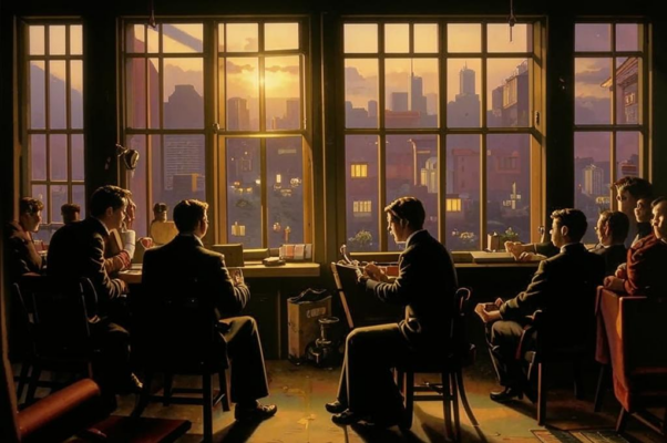 На окраине («В синий вечер у дальней заставы…»)