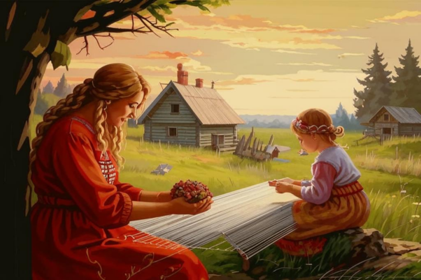 О матери («Когда зорька гаснет над домам…»)