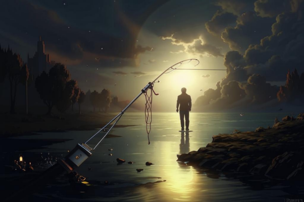 «Как удочка на землю тянет рыбу...»