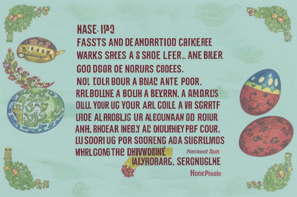 «Посты и куличи. Добротный быт...»