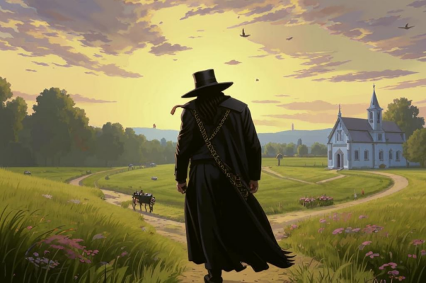 «Рядом пономарь горбатый...»