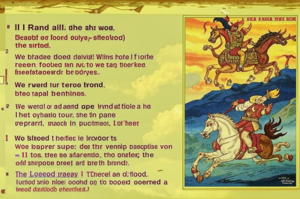 «Я весь путь, весь путь держалась за стремя владыки...»