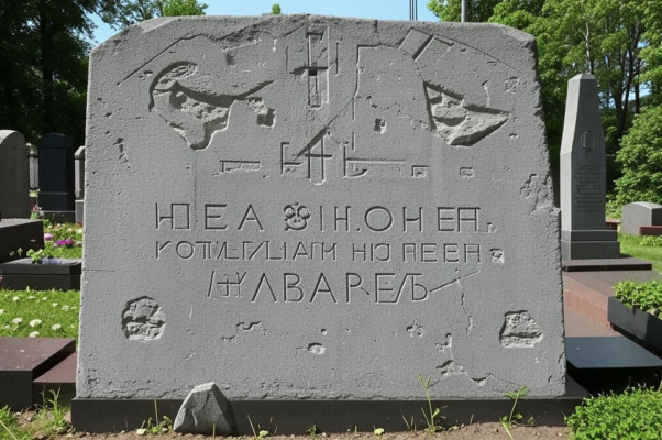 На могиле Д.И. Писарева