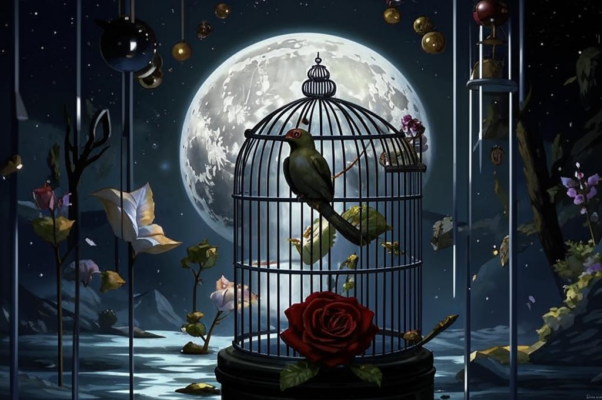 «В мире слез под печальной луною...»