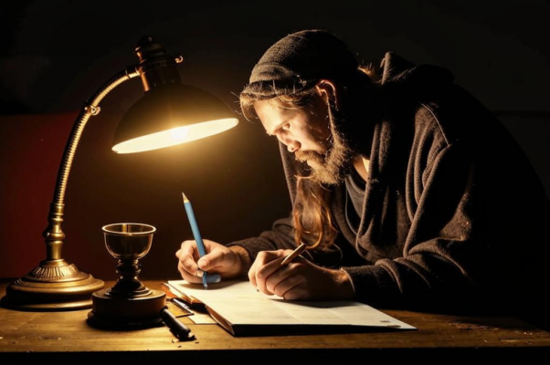 «Всю ночь под лампочкой убогой...»