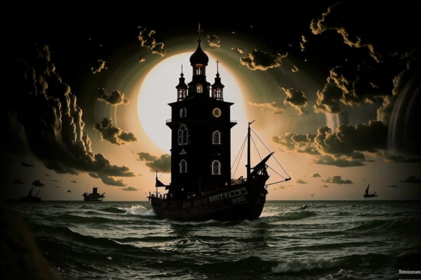 «Мир снова, как палуба в черном густом океане...»