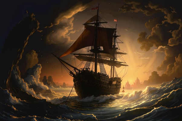 «Падают корабельные стены...»