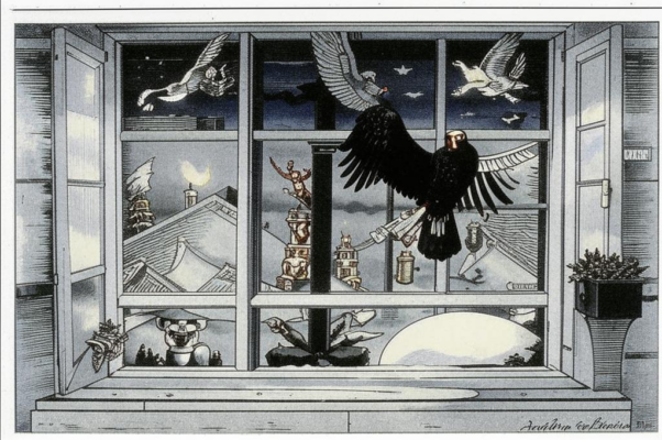 Зима («На зимнем окошке у Блок…»)