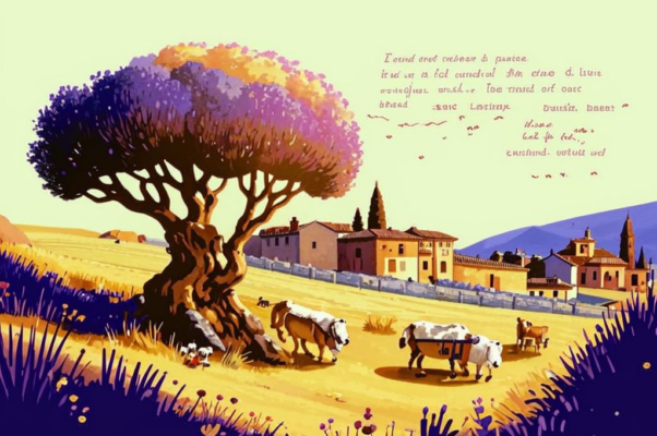 Идиллия («Мы жили под сенью оливы…»)