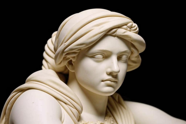 Статуя («Она в музейной тишин…»)