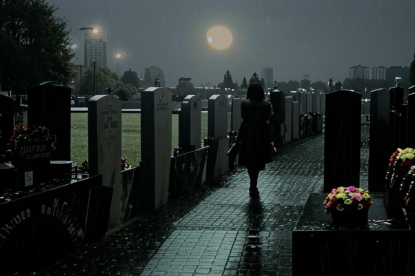 «В рядах стояли безмолвной толпой...»