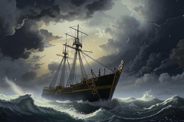 «Гроза шумит в морях с конца в конец...»