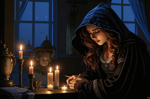 «Девятый час уж темно близ заставы...»