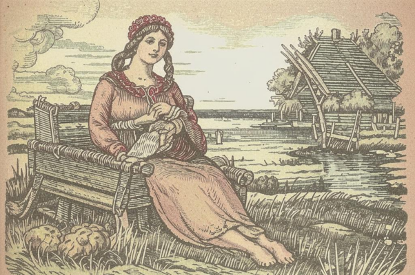 Баллада («В избушке позднею поро…»)