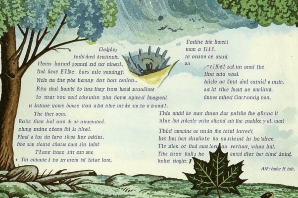 «Листья бука, побитые градом...»