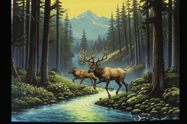 «Шумит река, в ее одноголосье...»