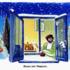 При свете снега