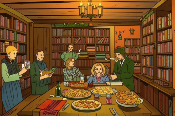 Проводы («Проводы, проводы в доме, где книжные полк…»)