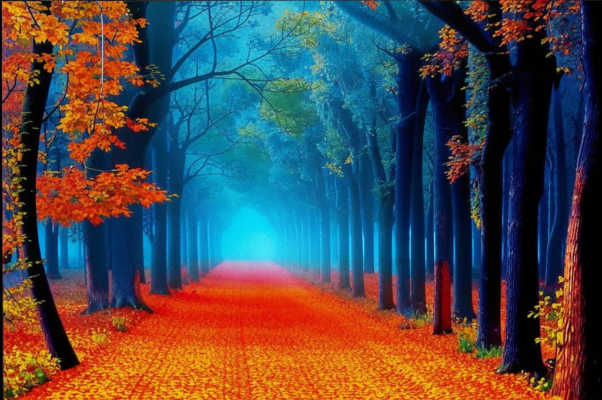 «Аллеи мудрые запятнаны упавшей...»