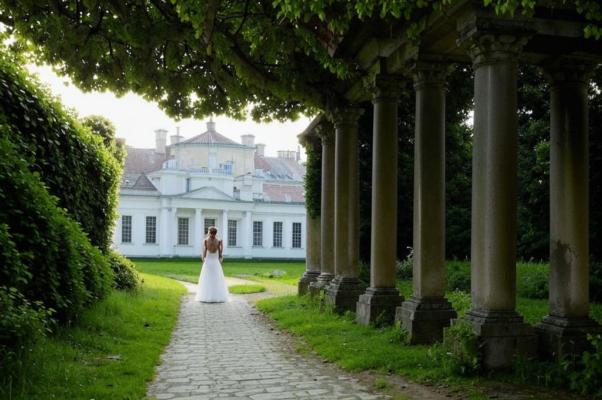 «Белый дом на сером и высоком...»