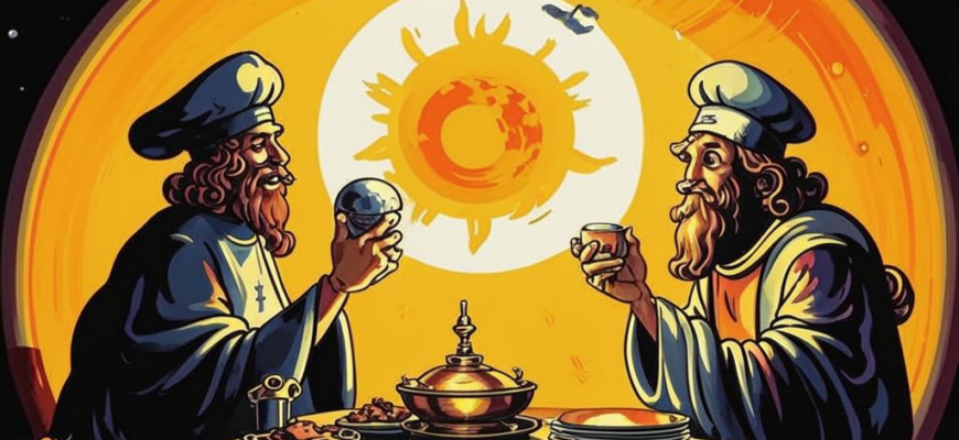 «Случились вместе два Астронома в пиру...»