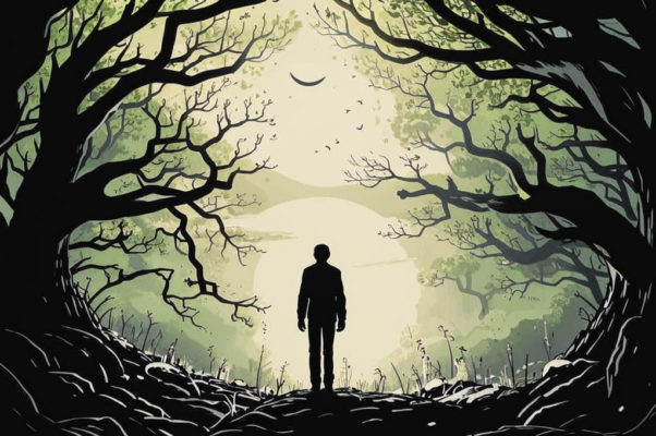 «Стою среди дерев и думаю о небе...»