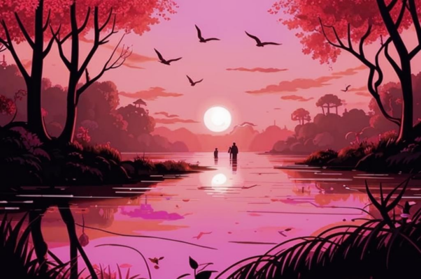 «Есть что-то грустное и в розовом рассвете ...»