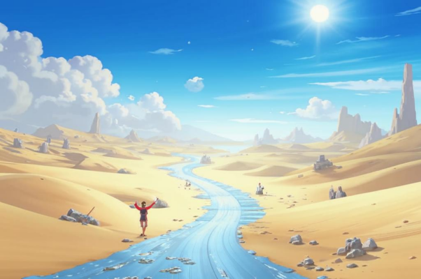 «Над белой, широкой пустыней ...»