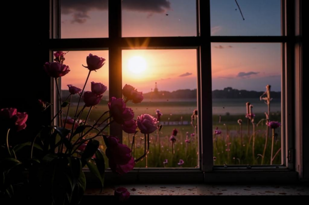 «Под окном моим цветы ...»