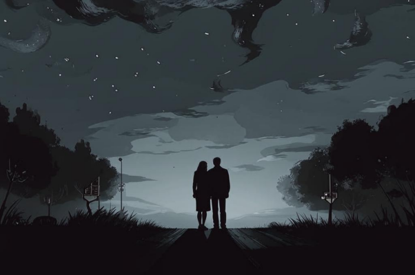 «Темно в туманной вышине ...»