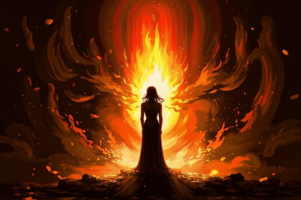 В скорби моей