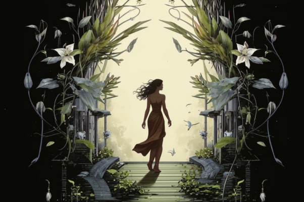 Моя любовь («В венке цветущем белых лили…»)