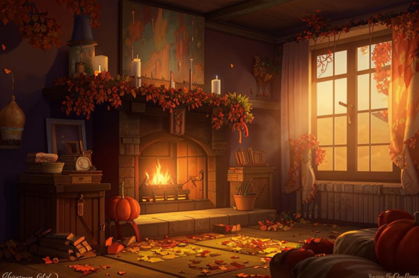 У камина («ОСЕННИЕ МЕЛОДИ…»)