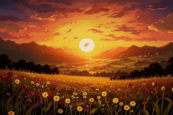 «Солнышко садится...»