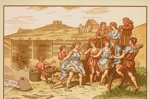 Ода LII. Собирание винограда