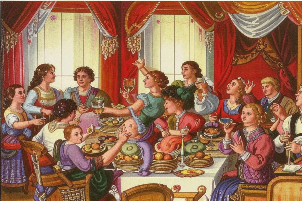 Ода XLI. На пиршество