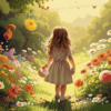 «Маленькая девочка ходит среди сада...»