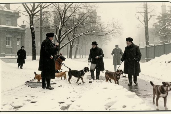 «В спокойных пригородах снег...»