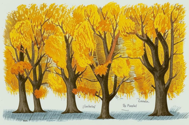 «Ветер с высоких дерев срывает желтые листья...»