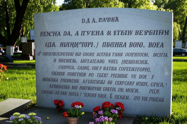 Стихи на могилу Д.А. Латышевой