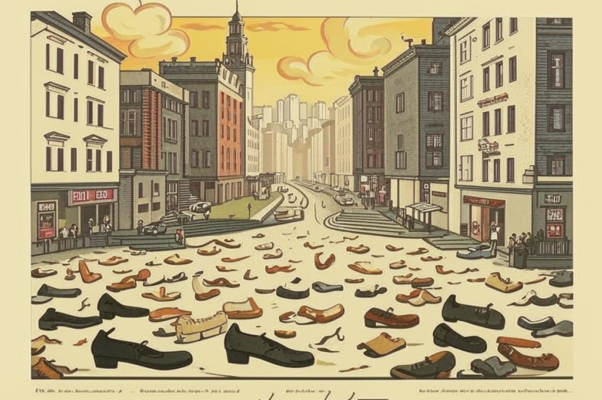 «Еще он помнит башмаков износ — ...»