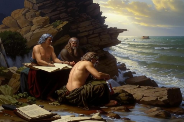 «На берегу эгейских вод...»