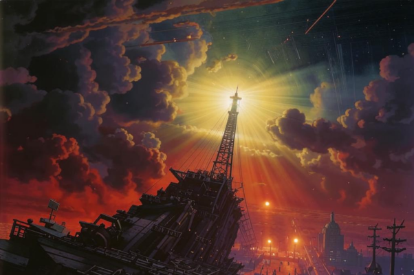 «На страшной высоте блуждающий огонь!..»