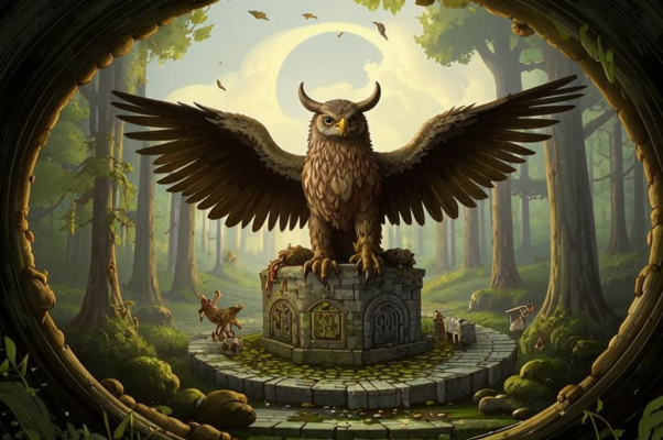 «Не развалины — нет, — но порубка могучего циркульного леса...»