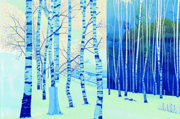 «На бледно-голубой эмали...»