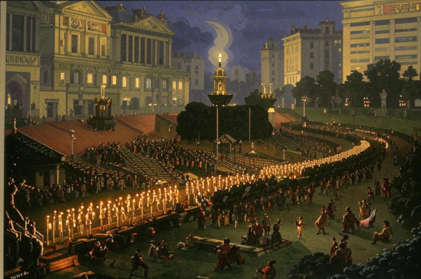 «Когда в теплой ночи замирает...»