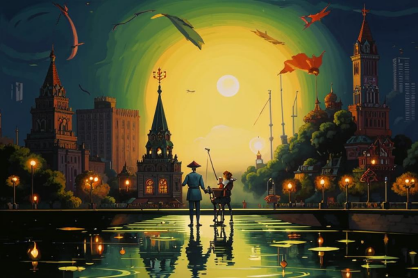 «Полночь в Москве. Роскошно буддийское лето...»