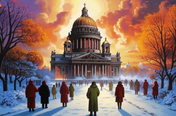 «На мертвых ресницах Исакий замерз...»