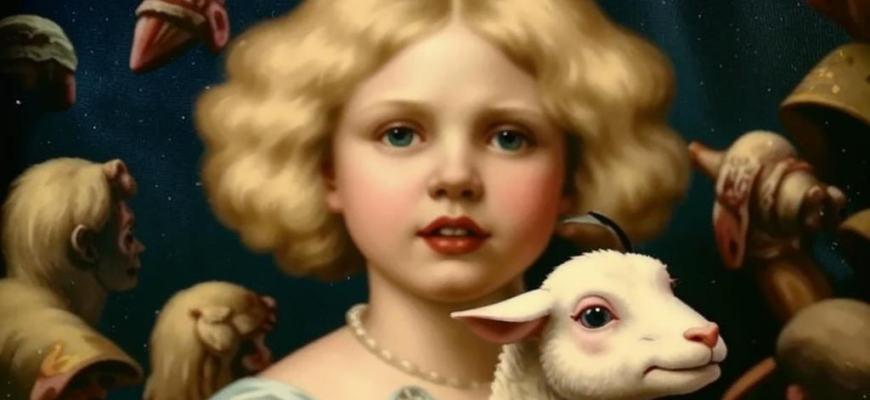 «Улыбнись, ягненок гневный с Рафаэлева холста, — ...»