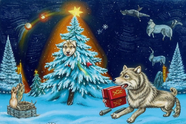 «Сусальным золотом горят...»